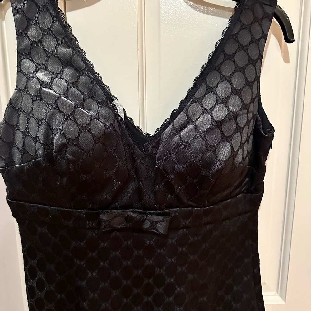 2/$10 Connected Apparel Black Textured Dress - Picture 3 of 6